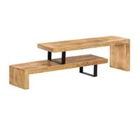 vidaXL Meuble TV Support TV Armoire de Télévision Bois Massif de Manguier 247321