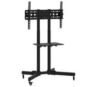 vidaXL Meuble TV sur roulettes pour écran 32-70 pouces – VESA max. – Noir G