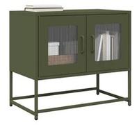 Meuble TV anthracite 68x39x60,5 cm acier laminé à froid banc tv vidaXL