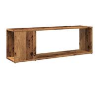 vidaXL Meuble TV Vieux bois 100x24x32 cm Bois d'ingénierie