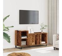 vidaXL Meuble TV vieux bois 100x35x55 cm bois d'ingénierie Marron