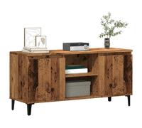 Meuble TV vieux bois 102x35x50 cm bois d'ingénierie, support TV, meuble télé, meuble multimédia, banc TV, meuble 856430