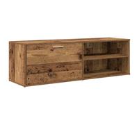 vidaXL Meuble TV Vieux Bois 120x34x37 cm Bois d'ingénierie