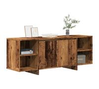 Vidaxl Meuble Tv Vieux Bois 130x35x50 Cm Bois D'ingénierie Marron