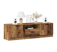 Vidaxl Meuble Tv Vieux Bois 140x35x40 Cm Bois D'ingénierie Marron