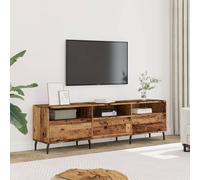 vidaXL Meuble TV vieux bois 150x30x44,5 cm bois d'ingénierie Multicolore