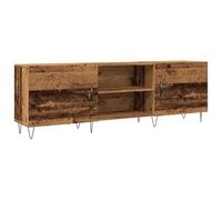 vidaXL Meuble TV Vieux Bois 150x30x50 cm Bois d'ingénierie Marron