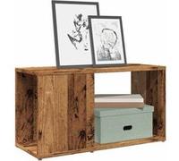 vidaXL Meuble TV vieux bois 60x24x32cm bois d'ingénierie 856726 Marron G