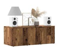 vidaXL Meuble TV vieux bois 80x34x30 cm bois d'ingénierie, banc TV, meuble télé, meuble multimédia, buffet TV, meuble hifi, 856012