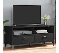 vidaXL Meuble TV VIKEN noir bois d'ingénierie