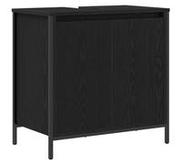 vidaXL Meuble sous-vasque de salle de bain 60×34,5×60 cm Noir