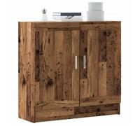 vidaXL Meuble de rangement Vieux bois 82,5×30,5×80 cm – Bois d'ingénierie (856146)
