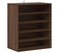 vidaXL Meuble à chaussures 816016 – Chêne marron en bois d'ingénierie 60x35x70 cm