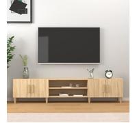 vidaXL Meubles TV chêne sonoma 180x31,5x40 cm bois d'ingénierie 816259