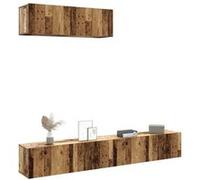 Meubles TV muraux 3 pcs vieux bois 100x30x30 cm bois ingénierie 3329007