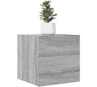 vidaXL Meubles TV muraux 4 pcs Sonoma gris 30,5x30x30 cm815140 Gris G