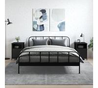 vidaXL Meubles TV suspendus 3 pcs Blanc 60x30x30 cm