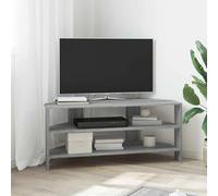 vidaXL MeubleTVd'Angle Gris Sonoma 102x40,5x45cm Bois d'ingénierie