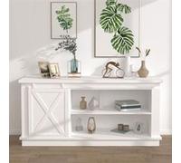 vidaXL Mini kit porte coulissante grange Acier au carbone Blanc 200 cm