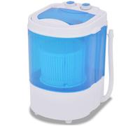 vidaXL Mini Machine à Laver à Cuve Unique Lave-linge Lavage Petite Cuisine Camping Caravane Camping-car Fonction d'Essorage 50548