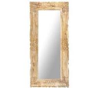 vidaXL Miroir 110x50 cm Bois de manguier massif