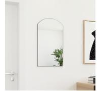 Miroir Mural Miroir de Maquillage Suspendu Salon Chambre Verre Ovale vidaXL