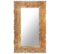 Vidaxl Miroir 80x50 Cm Bois De Manguier Massif