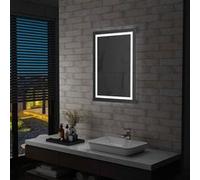 vidaXL Miroir à LED pour salle de bains et capteur tactile 60x80 cm