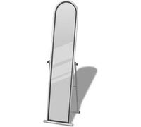 vidaXL Miroir autoportant rectangulaire pleine longueur 144,5 x 24,5 cm Gris