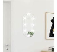 Miroir avec Eclairage LED Mural Miroir de Maquillage Coiffeuse Miroir de Courtoisie Salle de Bain Intérieur 60x30 cm 3102974