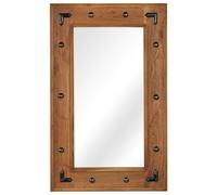 vidaXL Miroir Bois d'acacia massif 50 x 80 cm