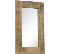 vidaXL Miroir Bois de manguier massif 50 x 80 cm