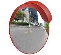 vidaXL Miroir de trafic convexe Plastique Orange 60 cm