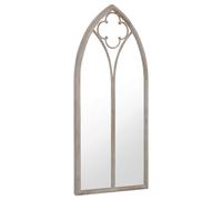 vidaXL Miroir de jardin Sable 70x30 cm Fer pour utilisation extérieure