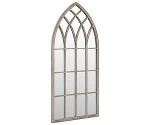 vidaXL Miroir de Jardin Sable 70x30 cm Fer pour Utilisation extérieure
