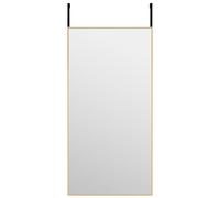 Vidaxl Miroir De Porte Dorã© 40x80 Cm Verre Et Aluminium