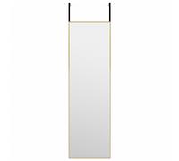 vidaXL Miroir de porte Doré 30x100 cm Verre et aluminium 327414