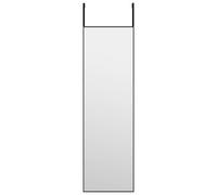 vidaXL Miroir de porte Noir 30x100 cm Verre et aluminium