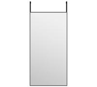 Vidaxl Miroir De Porte Noir 40x80 Cm Verre Et Aluminium