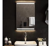 vidaXL Miroir de salle de bain LED décoratif 40x60 cm – Miroir maquillage cosmétique