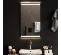 vidaXL Miroir de salle de bain LED décoratif cosmétique 40x70 cm