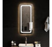 Miroir de Salle de Bain à LED 80x40 cm Maquillage Coiffeuse Toilette vidaXL