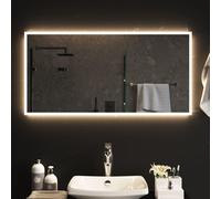 vidaXL Miroir de salle de bain à LED 50x100 cm