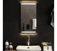 vidaXL Miroir de salle de bain LED décoratif cosmétique 30x60 cm