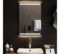 vidaXL Miroir de Salle de Bain à LED Décoratif Cosmétique Miroir de Courtoisie Miroir de Maquillage Toilette Maison Intérieur 40x60 cm miroir G