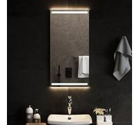 vidaXL Miroir de salle de bain LED décoratif maquillage 40x80 cm