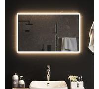 vidaXL Miroir de Salle de Bain à LED Décoratif Cosmétique Miroir de Courtoisie Miroir de Maquillage Toilette Maison Intérieur 50x80 cm miroir G