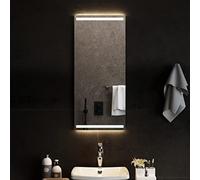 vidaXL Miroir de salle de bain à LED 40x90 cm