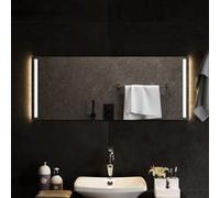 vidaXL Miroir de salle de bain à LED 100x40 cm