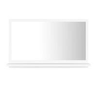 Miroir de salle de bain Blanc 60x10,5x37 cm Bois d'ingénierie